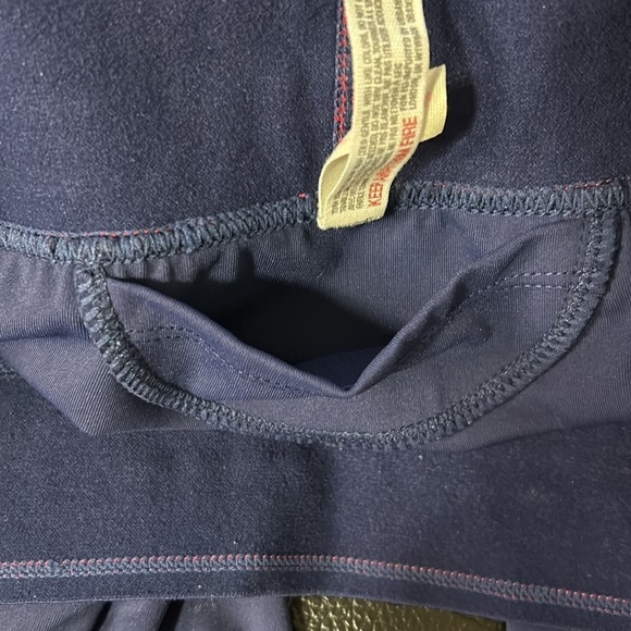 Free People Practice Makes Perfect Leggings Navigate Navy Pink Size Large - Picture 11 of 14